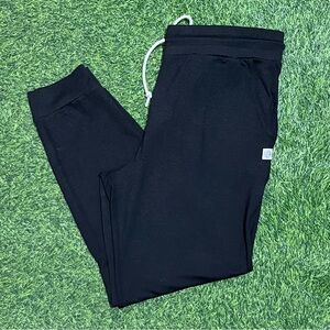 Rhoback Tempo Performance Jogger Womens Large Black Performance Comfy Lounge